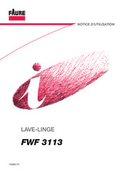 Faure FWF 3113 Notice D'utilisation