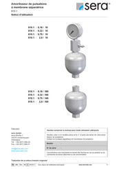 Sera 810.1-0,32/10 Notice D'utilisation