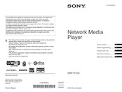 Sony SMP-N100 Mode D'emploi