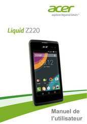 Acer Liquid Z220 Manuel De L'utilisateur