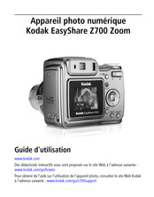 Kodak EasyShare Z700 Zoom Guide D'utilisation