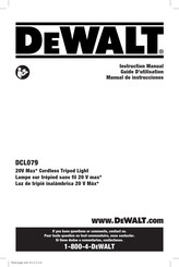 DeWalt DCL079 Manuel D'utilisation