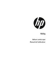 HP f800g Manuel De L'utilisateur