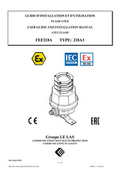Le Las FEF218A Guide D'installation Et D'utilisation