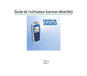 Nokia 3220 Guide De L'utilisateur