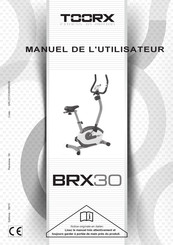 toorx BRX30 Manuel De L'utilisateur