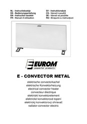 EUROM E-CONVECT METAL Manuel D'utilisation