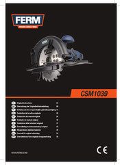 Ferm CSM1039 Mode D'emploi