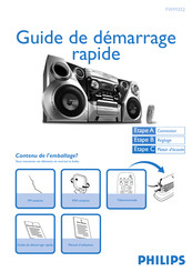 Philips FWM352 Guide De Démarrage Rapide