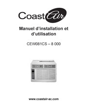 Coast Air CEW081CS-8 000 Manuel D'installation