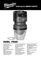 Milwaukee HOBL 7000 Notice Originale