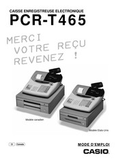 Casio PCR-T465 Mode D'emploi