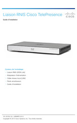 Cisco TelePresence Guide D'installation