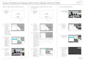 Cisco Webex DX70 Guide De Référence Rapide