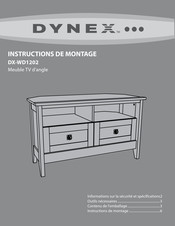 Dynex DX-WD1202 Instructions De Montage