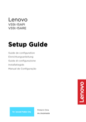 Lenovo V55t-15API Guide De Configuration