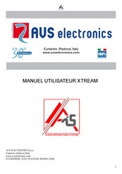 AVS Electronics XTREAM Manuel Utilisateur