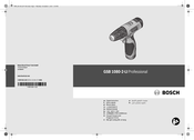 Bosch GSB 1080-2-LI Professional Notice Originale