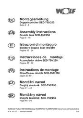 Wolf SED-750/250 Instructions De Montage