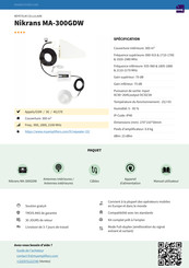 Nikrans MA-300GDW Guide D'installation