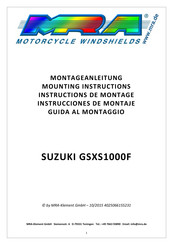 MRA 4025066155231 Instructions De Montage