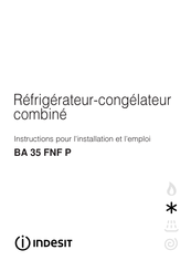 Indesit BA 35 FNF P Instructions Pour L'installation Et L'emploi