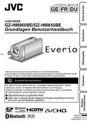 JVC Everio GZ-HM845BE Mode D'emploi