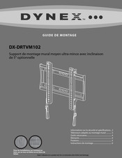 Dynex DX-DRTVM102 Guide De Montage