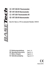 BASETech IRT-350 Notice D'emploi