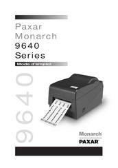 Paxar Monarch 9640 Série Mode D'emploi