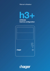 hager h3+ Manuel Utilisateur