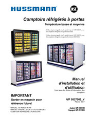 Hussmann RM Manuel D'installation Et D'utilisation