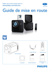 Philips DCM105 Guide De Mise En Route