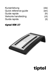 TIPTEL KM 27 Guide Rapide