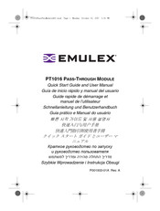 Emulex PT1016 Manuel De L'utilisateur