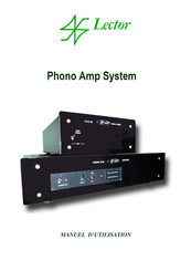 Lector Phono Amp System MM Manuel D'utilisation