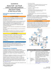 Garmin Reactor 40 Instructions D'utilisation