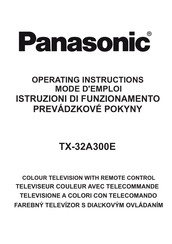 Panasonic TX-32A300E Mode D'emploi