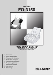 Sharp FO-3150 Guide De L'utilisateur