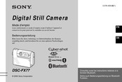 Sony DSC-FX77 Mode D'emploi