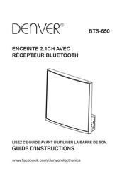 Denver BTS-650 Guide D'instructions