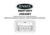 Jensen JHD40BT Guide D'installation Et D'operation