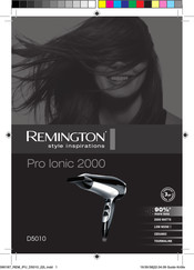 Remington Pro Ionic 2000 Mode D'emploi