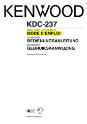 Kenwood KDC-237 Mode D'emploi