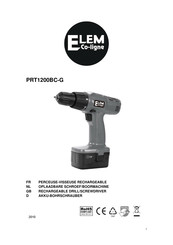 Elem Co-Ligne PRT1200BC-G Mode D'emploi