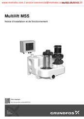 Grundfos Multilift MSS Notice D'installation Et De Fonctionnement