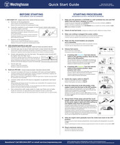 Westinghouse WGen3600DFcv Guide De Démarrage Rapide