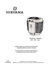 Nirvana E30 Guide D'installation & D'utilisation