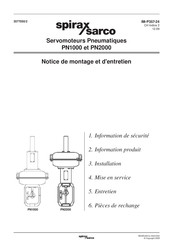 Spirax Sarco PN2000 Notice De Montage Et D'entretien