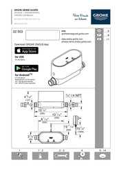 Grohe SENSE GUARD 22 503 Instructions De Montage